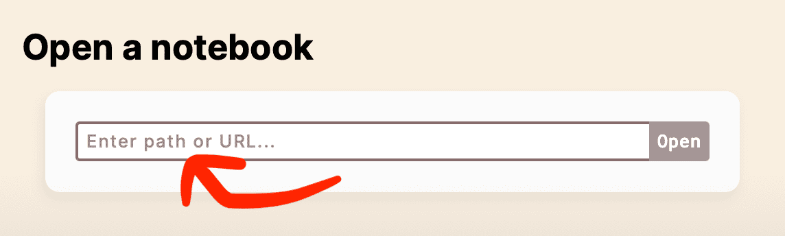 screenshot of the url bar for url or full paths
